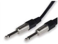 Cabo de Guitarra Jack 6,3 mm Mono Macho/Macho 6 m QTX Cabo de Guitarra Jack 6,3 mm Mono Macho/Macho 6 m QTX